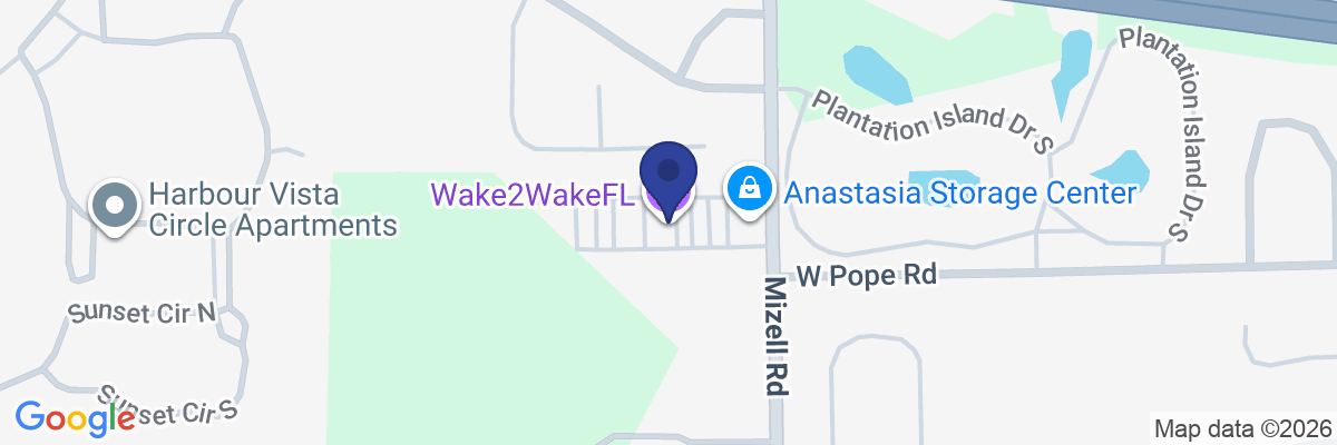 Map showing facility locations