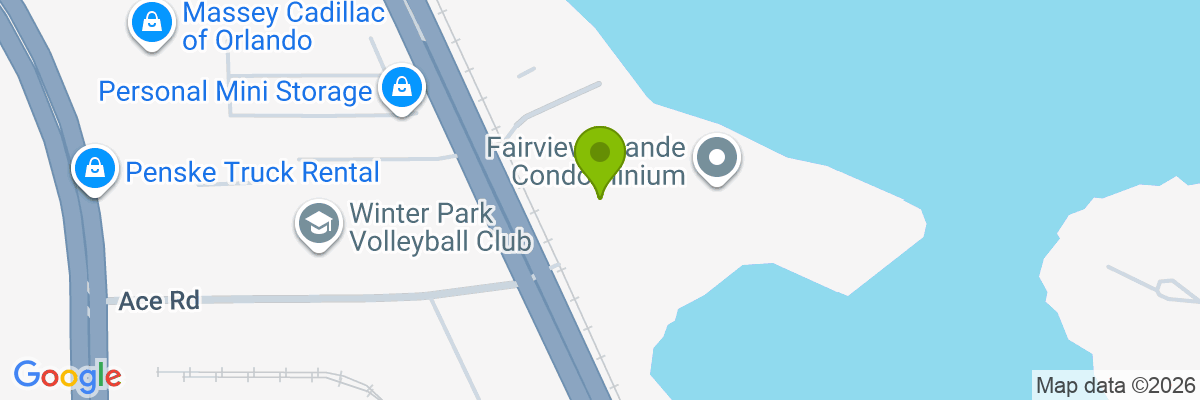 Map showing facility locations