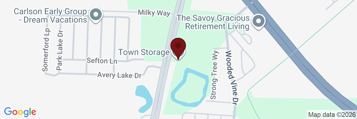 Map showing facility locations