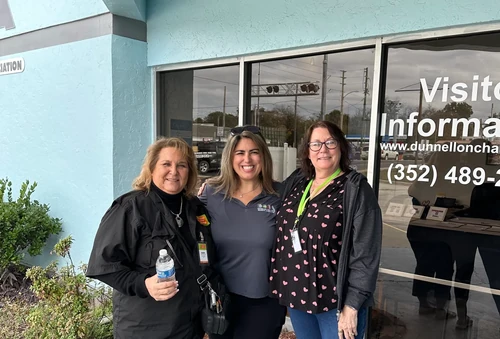 Personal Mini Storage employees at a Dunnellon, FL Chamber of Commerce event
