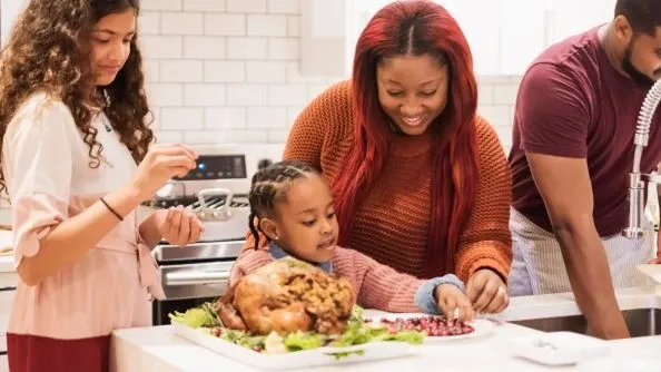 Be organized and have more space in the kitchen while cooking Thanksgiving Dinner.