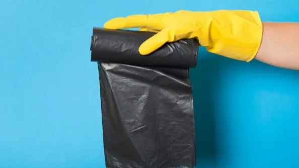Plastic trash bags can be a versatile tool on moving day.