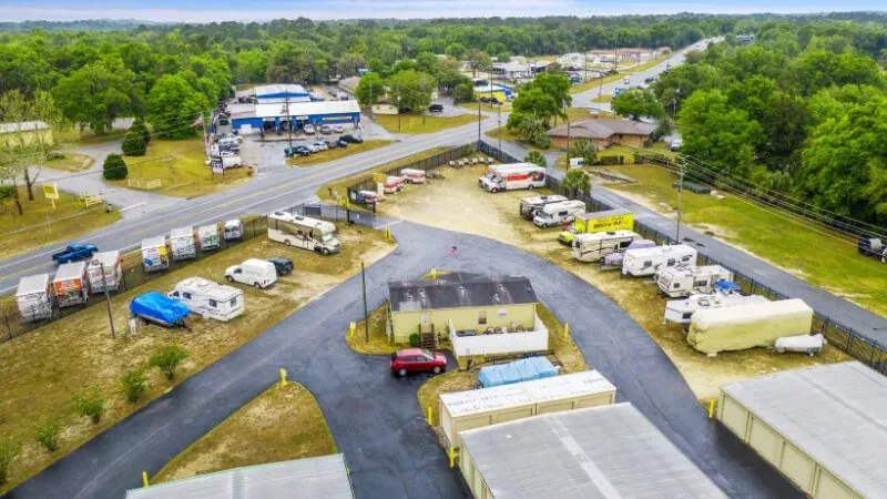 Aerial view of Personal Mini Storage