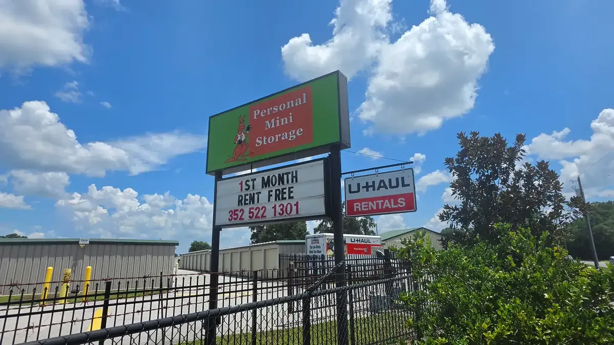 Personal Mini Storage; self storage; Dunnellon