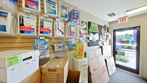 Personal Mini Storage front office and merch