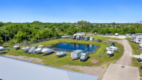 Boat and RV outdoor parking
