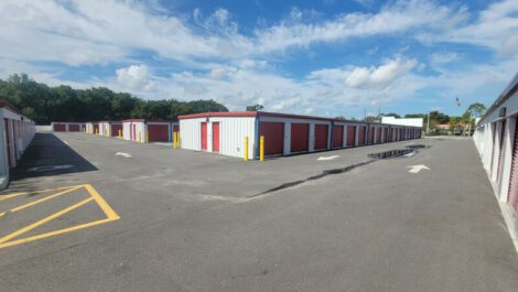 Drive-up storage units