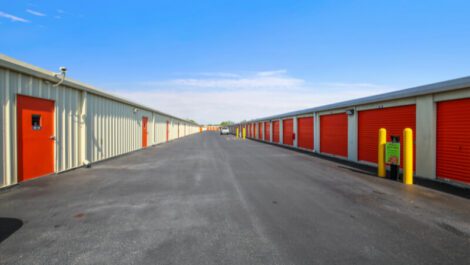 Ground floor self-storage spaces