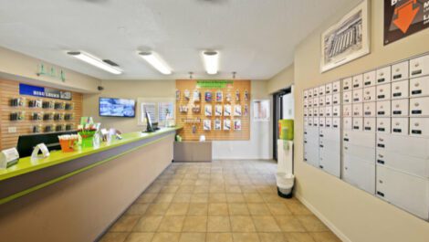 Personal Mini Storage front office and merch