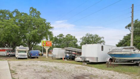 RV and boat outdoor parking easy access